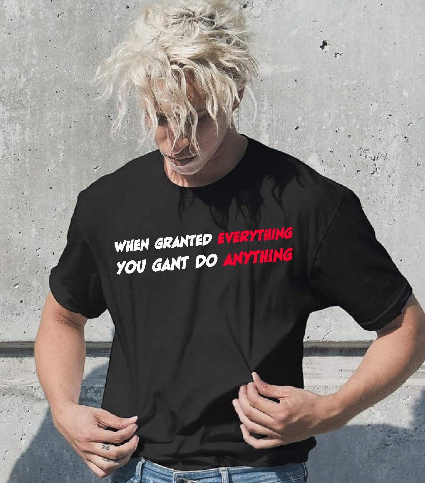 VAMIKA FASHION Anime Pure Cotton T-Shirt for Men and Women Regular fit Jujutsu Kaisen t Shirts Round Neck gojo satoru Half Sleeves t-Shirt Black